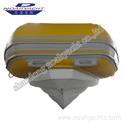 Rigid Fiberglass Inflatable Boats Hypalon 750cm